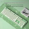 Ultra-Quiet Illuminated Mechanical Feel Wired Keyboard & Wireless Mouse Set for Office & Tablet Use