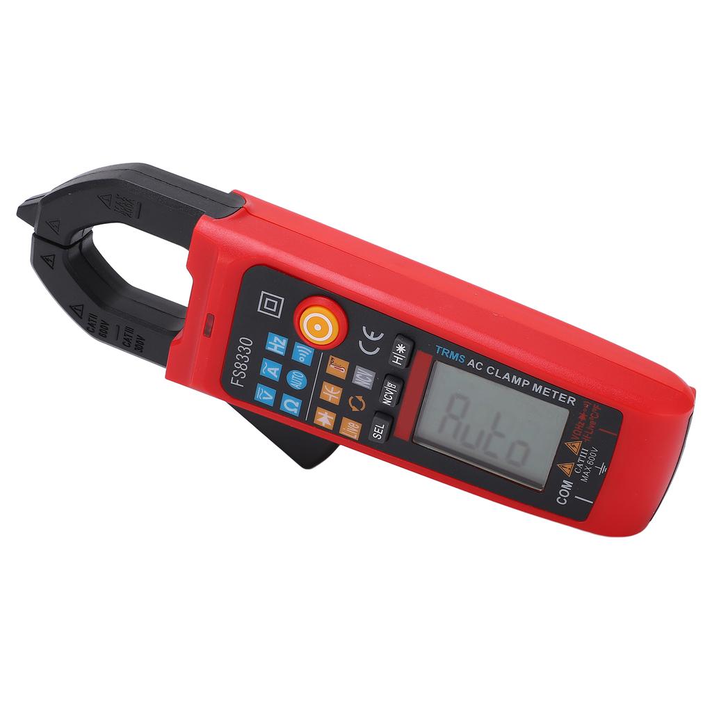 FS8330 Clamp Meter Digital Multimeter 200A 600V Voltage Tester with Overload Protection for Electricity Testing