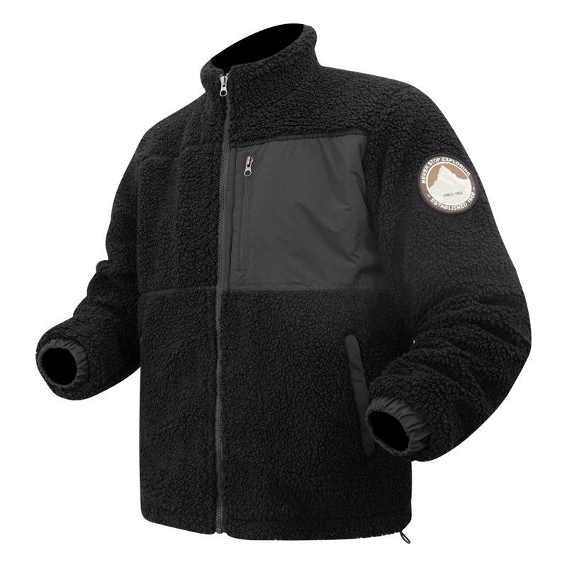 Men's 2024 Winter Windproof Lambskin Fleece Coat