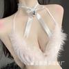 New Sex Underwear Sexy Sex Neck Decoration Fungus Lace Bell Long Foot Bow