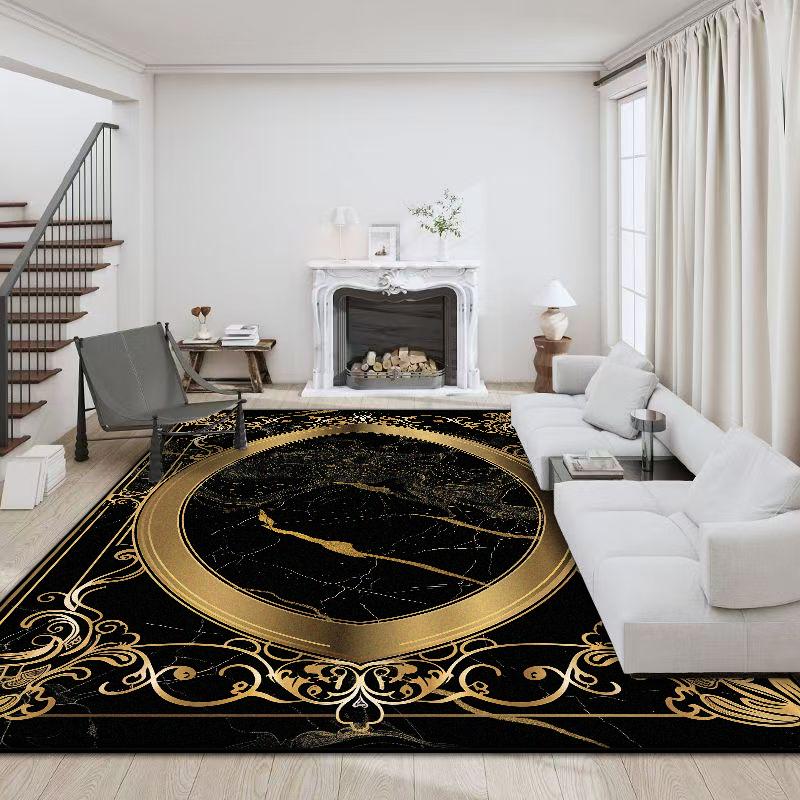 Modern home decoration luxury Carpet living room non-slip large room rugs senior soft Sofa table mat Easy cleaning customizable