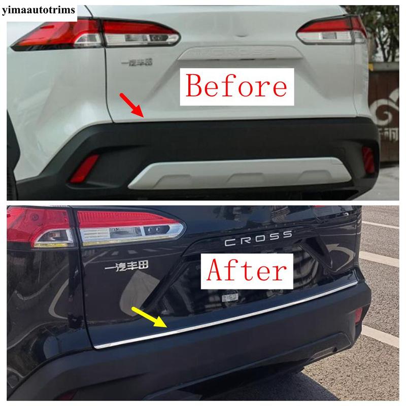 Striscia Decorativa Copri-Finitura per Portellone Posteriore in Acciaio Inossidabile Accessori Esterni Per Toyota Corolla Cross XG10 - 2025