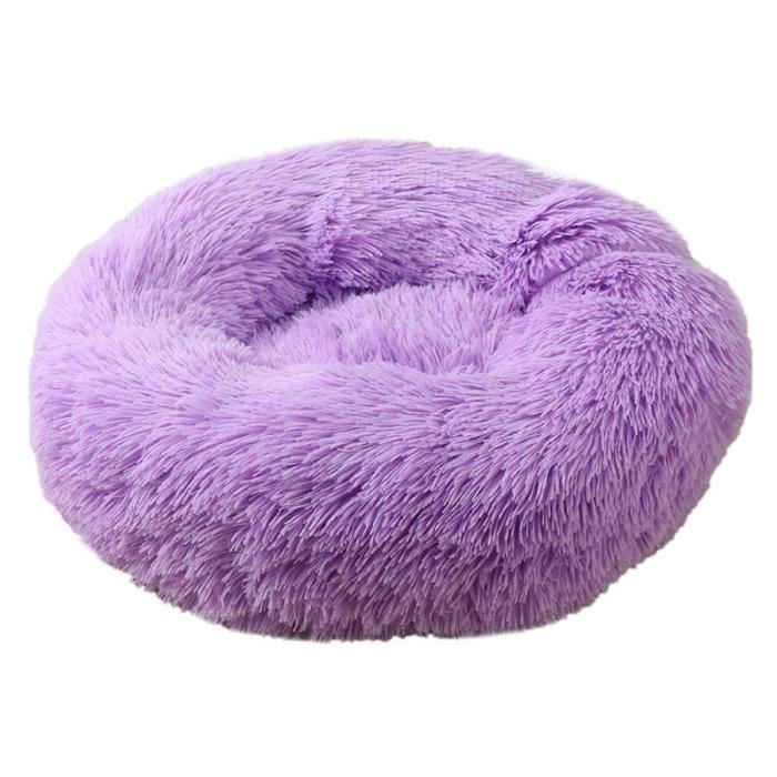 RNGCPTO Lit de Panier COUSSIN Pour Chat et Chien,Lit Rond en Peluche Douce et Confortable Panier Pour Chat Chien 70cm C3