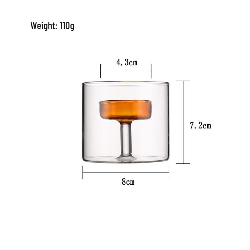 Severský skleněný svícen: Evropský lehký luxus pro romantické večeře