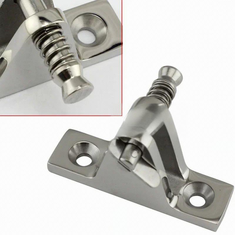 2pcs Boat Bimini Parts Accessories Marine StainlessTop Frame Base Mount Quick Release Deck Hinge Pin For Yacht Boat Accessories