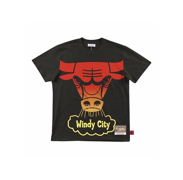 Футболка Mitchell & Ness NBA Logo Chicago Bulls EU S
