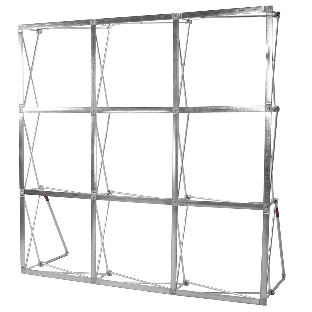 Pop Up Display Stand Detachable Portable Backdrop Booth Frame Lightweight Foldable Support Bracket for Wedding Exhibition Events