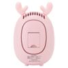 Portable Neck Fan Cute Pet Multifunction 3 Speeds Low Noise USB Rechargeable Bladeless Hanging Neck