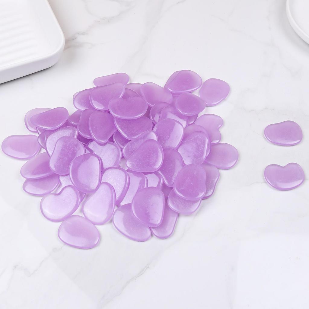 4cm Luminous Glow Pebbles for Garden, Fish Tank, Bonsai, and Decorative Landscaping