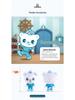 Octonauts Plush Toy Set: Captain Barnacles, Kwazii, Peso, Dr. Shellington, Professor Inkling