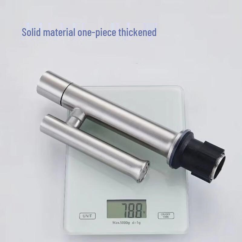 Yipan Brushed 304 Stainless Steel Mechanical Arm Basin Faucet