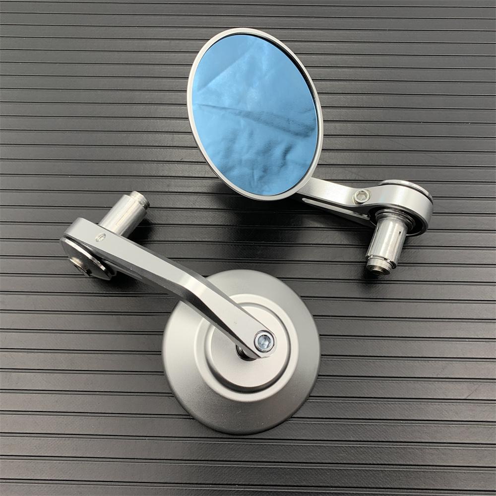 Motorcycle Bar End Mirror Universal Rear View Mirrors CNC Aluminum 7/8" 22mm For KAWASAKI NINJA 400 Z650 Z750 Z800 Z900 MT09 07