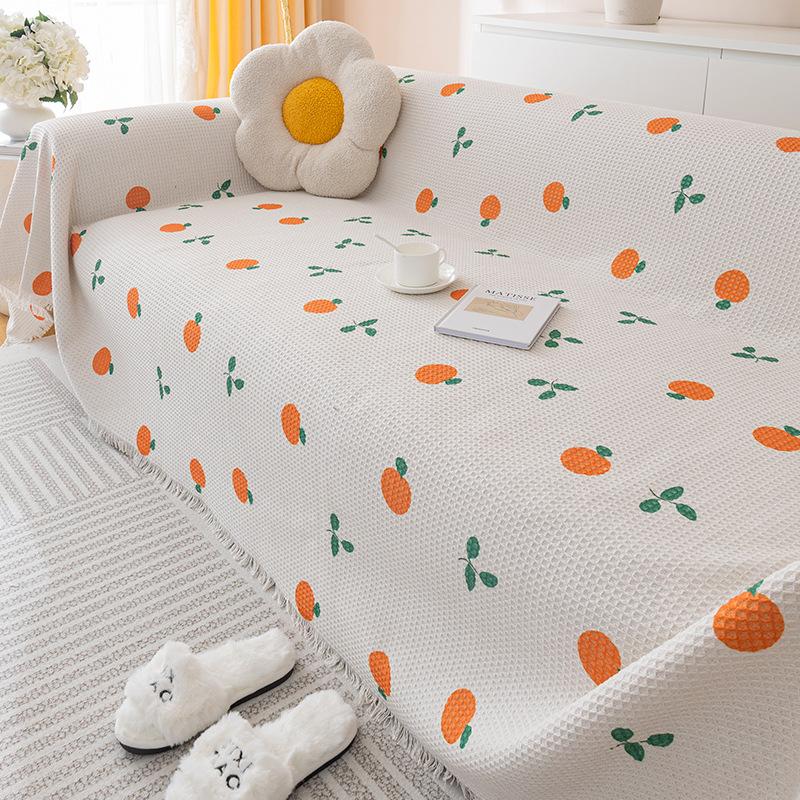 

Диванное полотенце Универсальная диванная подушка «все включено» Простое пылезащитное одеяло для ленивой гостиной Универсальная подушка Four Seasons Advanced Sense. 180*130cm