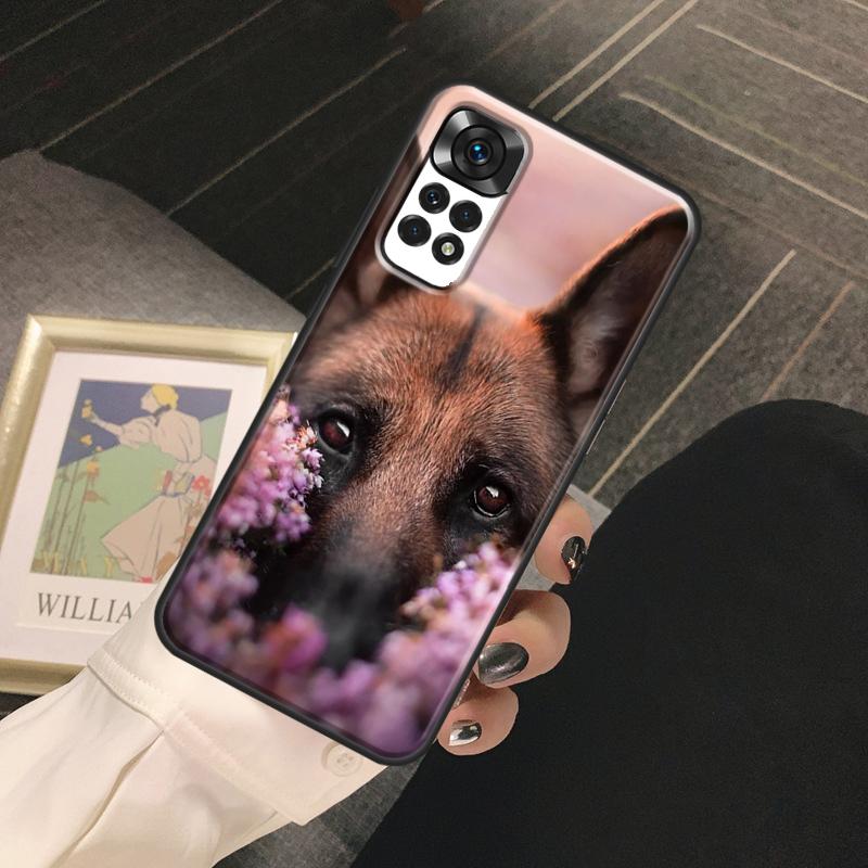 German Shepherd Dog Funda For Xiaomi Redmi Note 14 13 Pro 9 10 11 12 Pro 10S 11S 12S Redmi 13C 10C 12C 14C Case