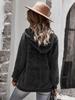 2023 Autumn/Winter Solid Color Plus Velvet Loose Casual Hoodie