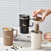 304 Stainless Steel Coffee Mug With Strainer& Folding Spoon Thermal Cup Portable Double Wall Insulated Milk Coffee Cup Drinkware