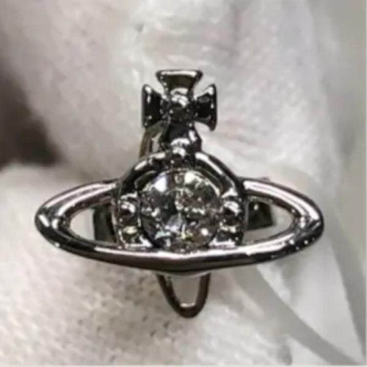 Vivienne Westwood Brass Earrings Unisex Silver, Single 6201008602P116CN