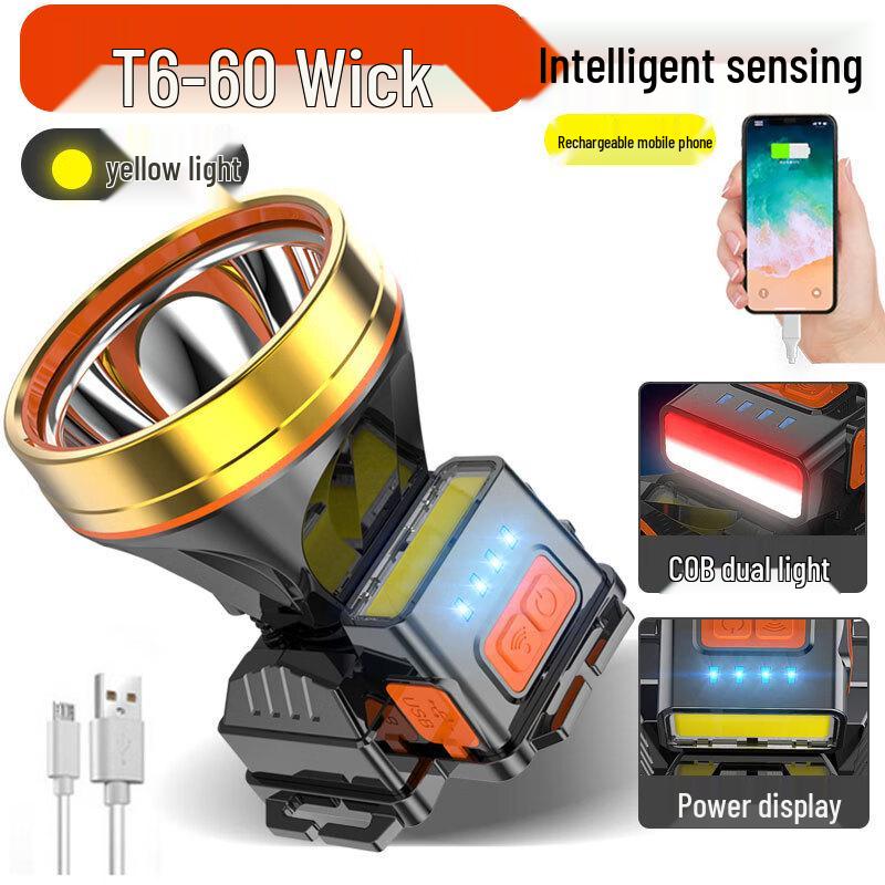 

Liangtu V80 LED Rechargeable Fishing Headlamp