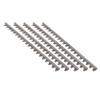 10Pcs Garden Edging Border 201 Stainless Steel Landscape Edging Kit for Flower Grass Yard