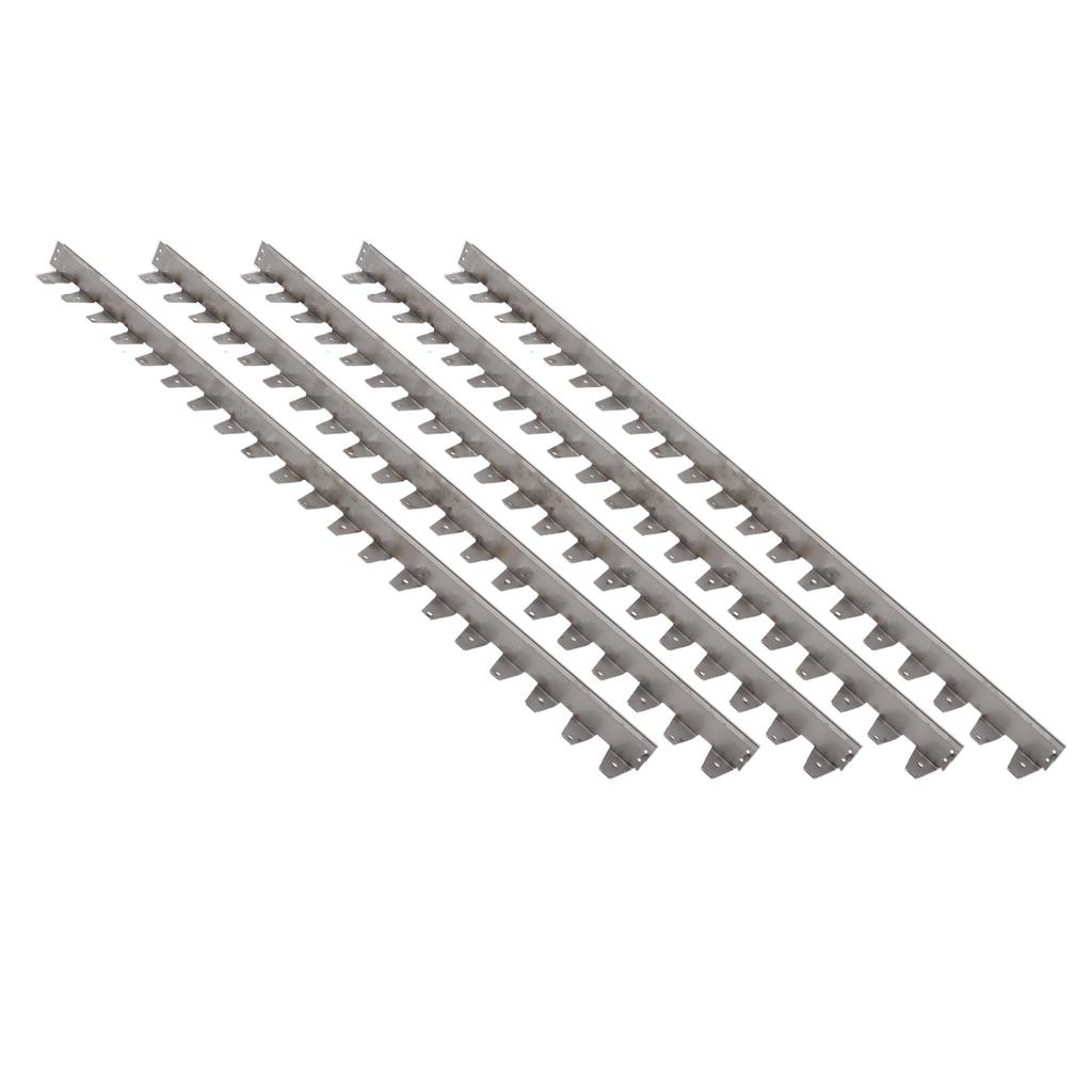10Pcs Garden Edging Border 201 Stainless Steel Landscape Edging Kit for Flower Grass Yard