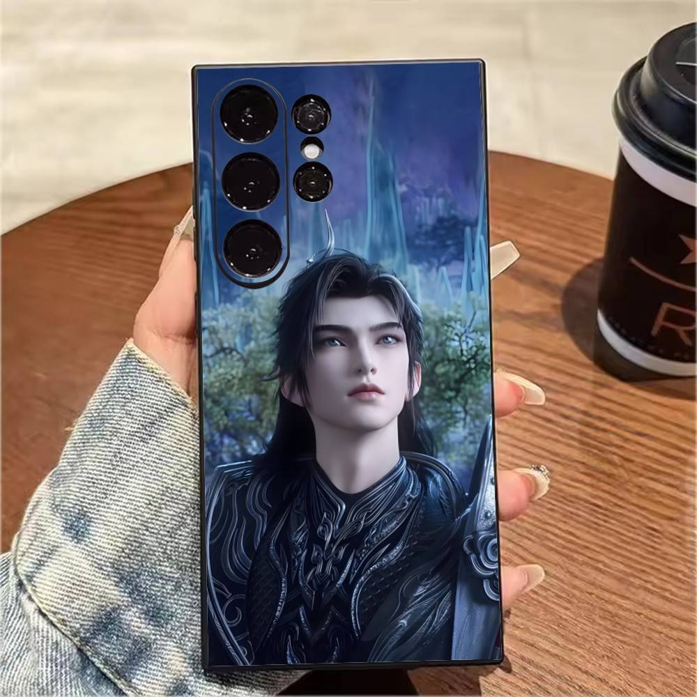 P-Perfect World Shi-Hao Phone Case For Samsung S25,S24,S21,S22,S23,S20,Ultra,S26,Plus,Fe,Note,5G Black Cover