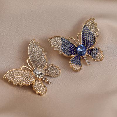 Butterfly Brooch High-end Sense Light Luxury High-end Female Niche Design Cute Versatile Suit Corsage Jewelry Fixed Pin