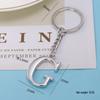 Custom English Alphabet Keychain: Personalized Letter Pendant Gift