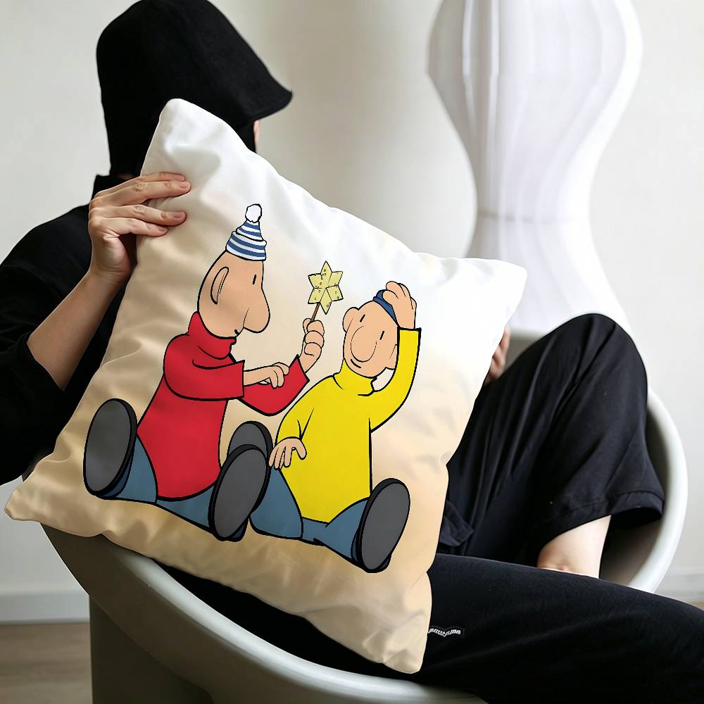 Cartoon PPat Mat Cushion Cover Inches Farmhouse Decor Home Throw Pillow Covers for Couch Decorations