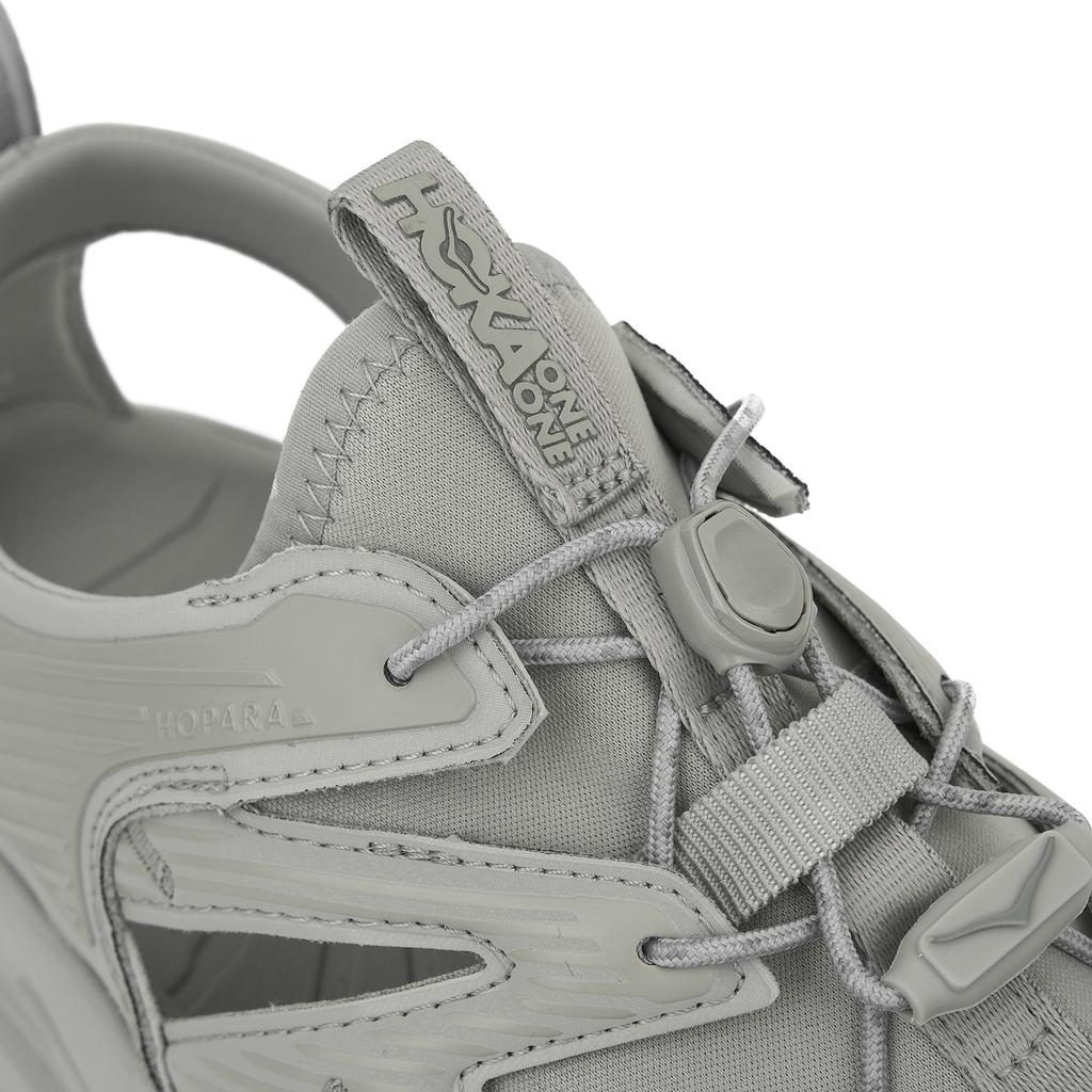 HOKA One One Hopara Series Rubber Fashion Comfortable Non-Slip Breathable Creek Shoes Unisex Shoes Gray 1123112-SLLRG