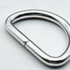 Weldable Half-Round Metal D-Ring Buckle - Iron DIY Bag Hook Accessory