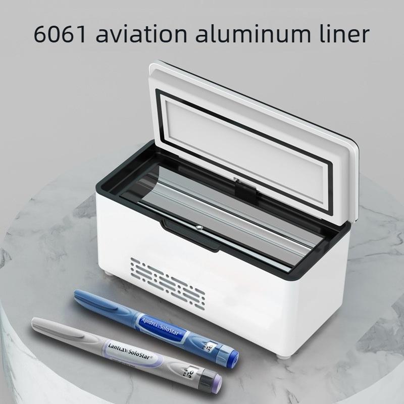 Insulin Cooler Box, Rechargeable Medicine Fridge, Portable Insulin Refrigerator, Car Home Dual Use Cooler Drug Storage Case