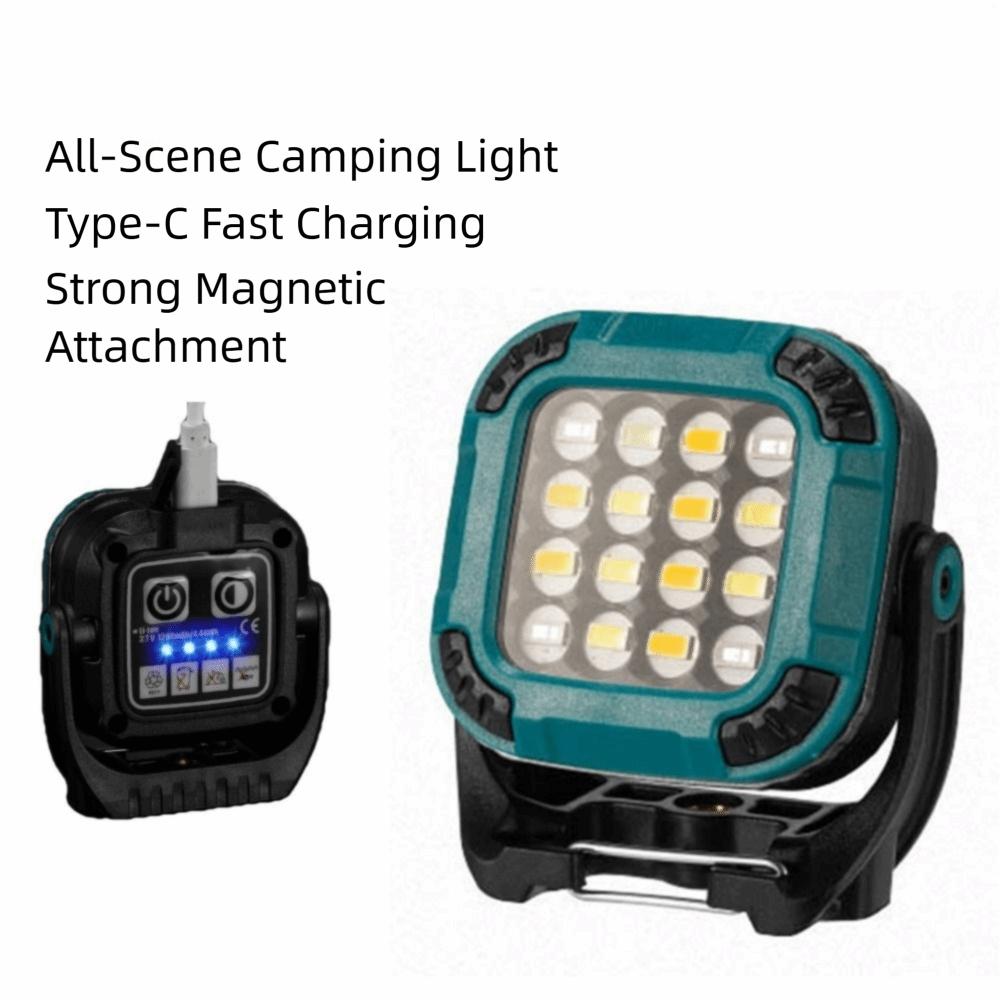 Super Bright Camping Led Work Light Portable Compact Mini Camping Light USB Rechargeable 1200mAh Outdoor Emergency Lantern