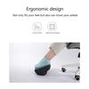 Fußstütze unter dem Schreibtisch Kissen Ergonomisches Halbzylinder-Polster für zusätzliche Beinunterstützung Weicher Fußhocker