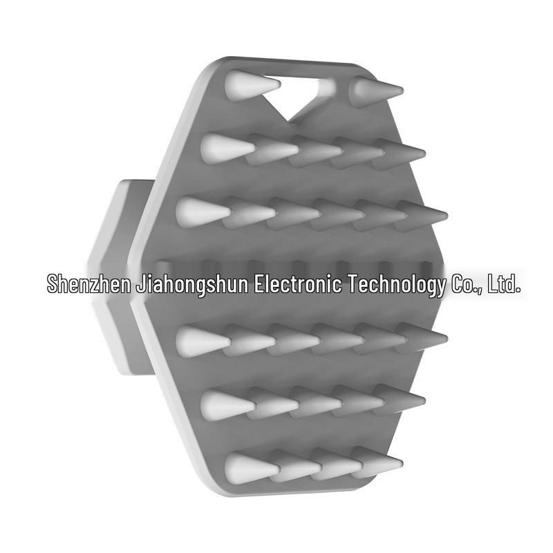 

Polygonal Silicone Face Wash and Beard Brush for Men - Deep Cleansing and Exfoliating Tool серый