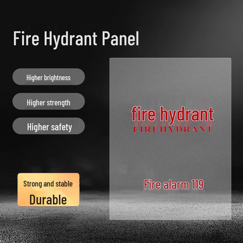 Acrylic Fire Safety Box Door Panel