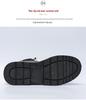 2025 Men's Plus Size Fleece-Lined Winter Work Boots - Warm, Low-Top, Casual, Trendy Sports Cotton Shoes