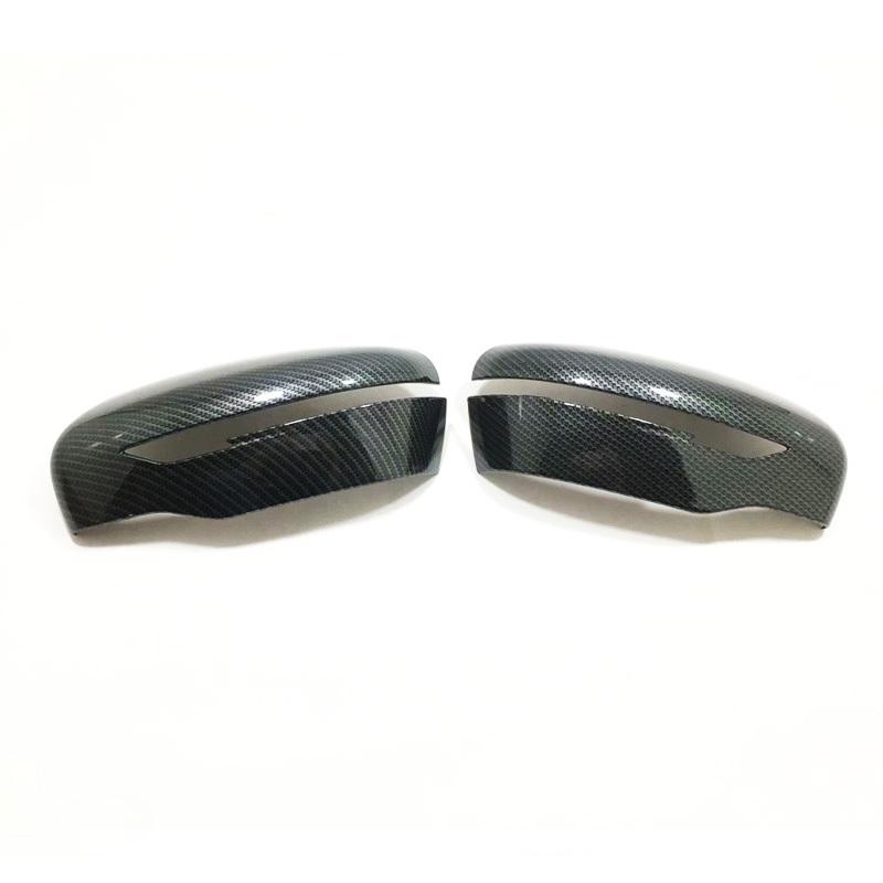 For NISSAN X-Trail T32 2014- Car Rearview Mirror Cover Trim, Black Carbon Fibre Side Mirror Covers 2015 2016 2017 2018