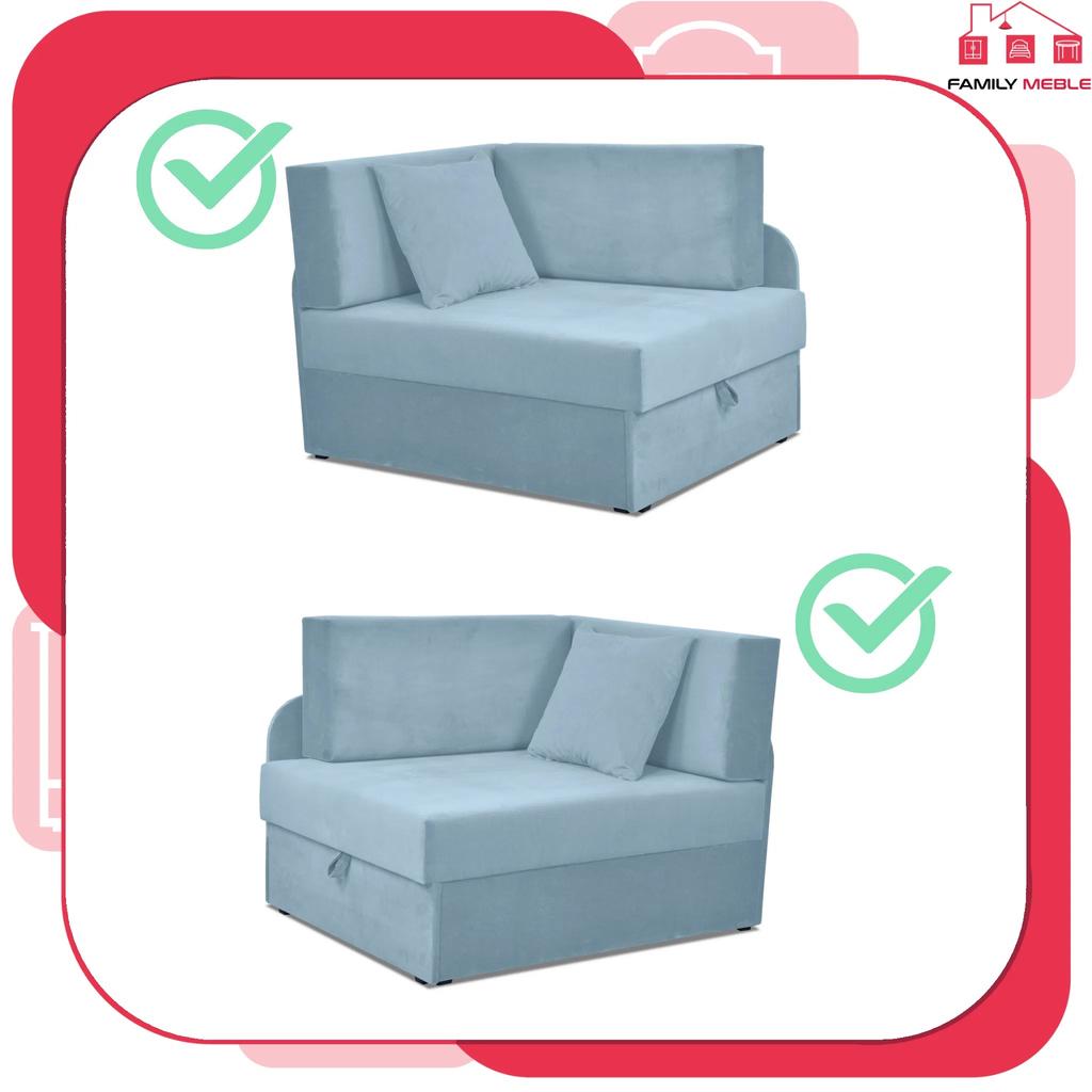 Narożnik dziecięcy Denis rozkładany pojemnik łóżko dla dzieci materac kubuś