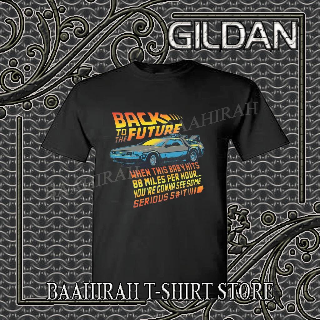 New Back To The Future Movie 88 MPH Logo Funny TEE T shirt Size S to 5XL S