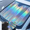 Windshield Sun Shade Foldable Accordion Oversized Reflective Cover Car Visor Heat Insulation Dashboard Protection for SUV Summer