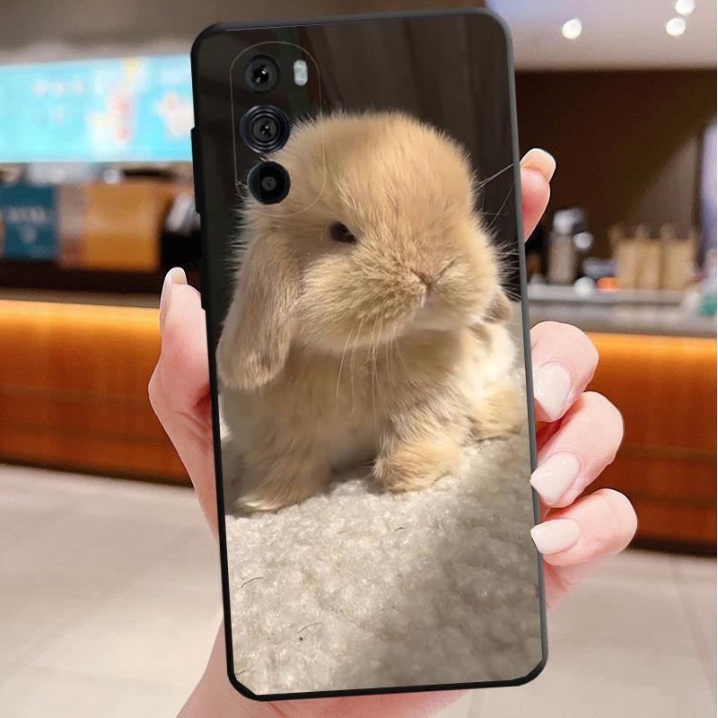 Rabbit Animal Phone Case For Motorola Edge 60 50 40 Pro 60 50 40 30 Ultra Neo Fusion Moto G Play G Stylus G Carcasas