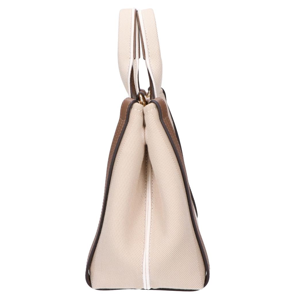Chloe Excellent Condition Canvas Carry Small 2WAY Tote Bag beigeUsed