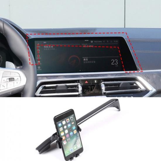 ABS Black Center Console Phone Holder Bracket For BMW X5 X7 G05 G07 -