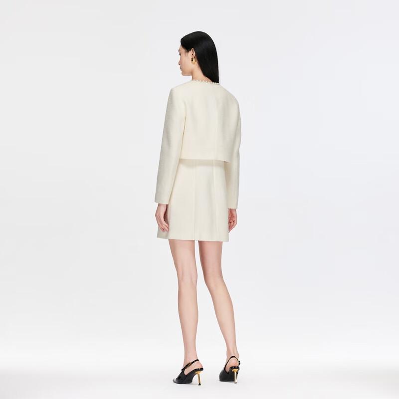 VEROMODA 2025 Winter Pearl Drill 'Little Fragrance' Short Jacket