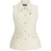 Polo FW25 Small Pony Logo Embroidered Diamond Pattern Sleeveless Vest Women Vest 211960608-002