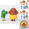 Delizioso set di 6 personaggi d'azione di Hey Duggee con distintivo, perfetto per i bambini a Natale.