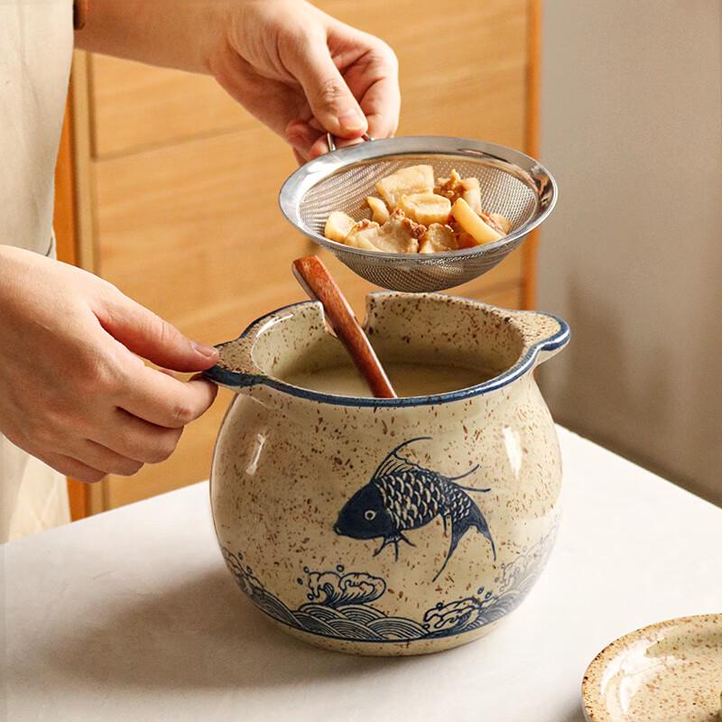Naijiang Ceramic Multi-Purpose Storage Jar with Filter