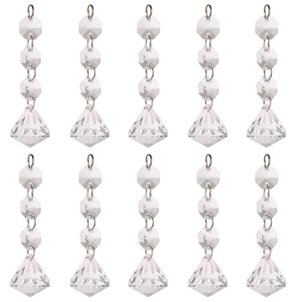 

DIY Прозрачный Акриловый Шарик Бусина Подвесной Кулон Украшения Украшения Аксессуар (J)