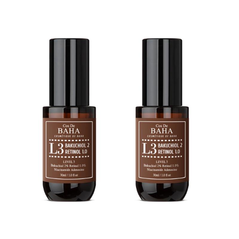 Cos De BAHA (L3)  Bakuchiol 2% & Retinol 1% Facial Serum 30mL (3 Options)