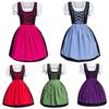 Dress Bavarian German Dirndl Costume Cosplay Festival Waiter Suit Oktoberfest